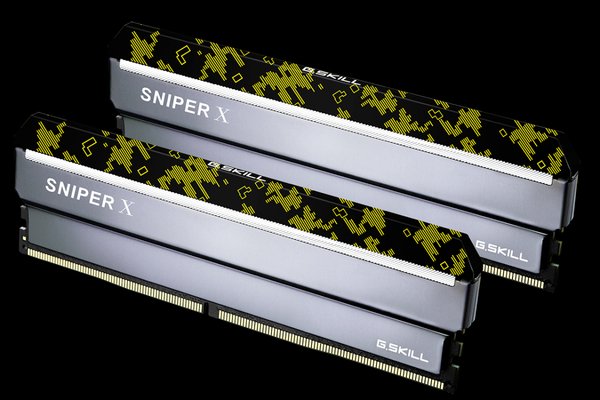 G.SKILL Sniper X 16GB (2 x 8GB) DDR4 2400 MHz, CL17 Memory, Digital Camo (XMP)