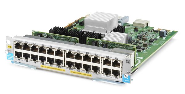 HPE 20-port 10/100/1000BASE-T PoE+ / 4-port 1/2.5/5/10GBASE-T PoE+ v3 zl2 - network module