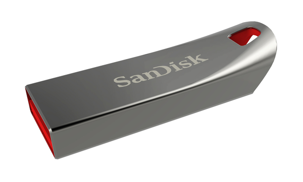SanDisk 32GB Cruzer Force USB 2.0 - memory stick, Chrome