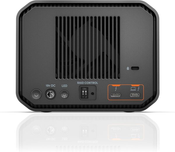 SanDisk Professional G-RAID PROJECT 2 52 TB 3.5" - extern HDD, svart, gr&aring;