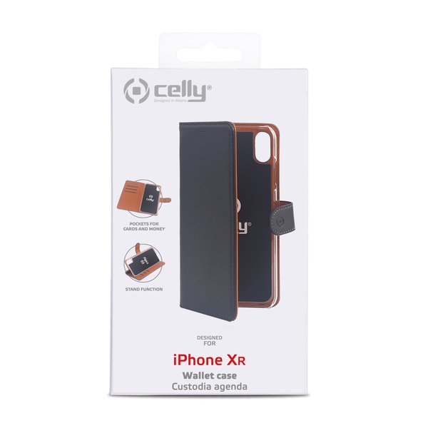 CELLY WALLY CASE IPHONE XR BLACK