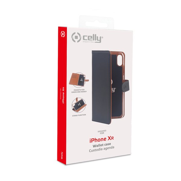 CELLY WALLY CASE IPHONE XR BLACK