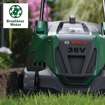 Bosch AdvancedRotak 36V-44-750 Batteridriven gr&auml;sklippare 36 V 2x 4,0 Ah 44 cm