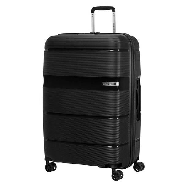 American Tourister Linex Spinner 76/28cm TSA -matkalaukku, musta