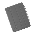 Pipetto iPad Pro 11 (2024) Origami No3 Pencil - case, grey
