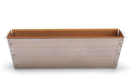 De Buyer Plumcake Forato Perforated Loaf Mold Stainless Steel 26 cm Silver