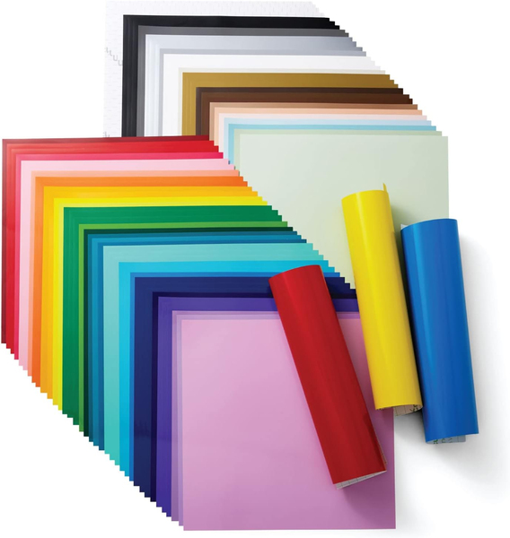 Cricut Premium Vinyl Permanent 30x30cm 70-sheet Sampler (Variety)