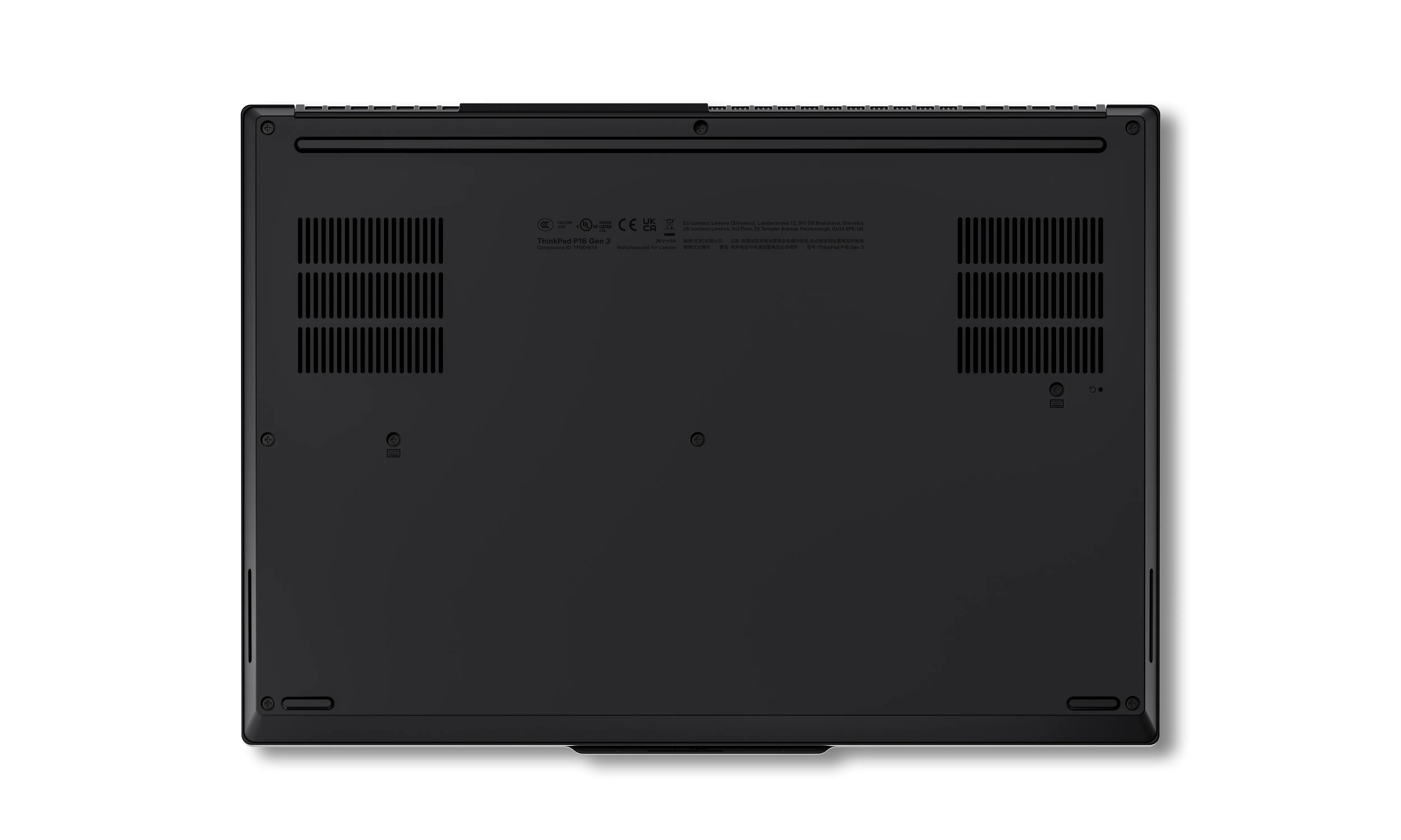 Lenovo ThinkPad P16 Gen 3 16" Ultra 7 255HX, 8 GB 1 TB, RTX 2000 Ada 8 GB, Win 11 Pro - b&auml;rbar dator, svart