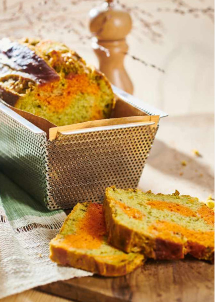 De Buyer Plumcake Forato rei'itetty leip&auml;vuoka ruostumaton ter&auml;s 26 cm hopea