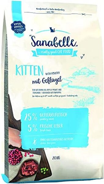 Bosch Sanabelle Kitten Chicken &amp; Cranberries, Dry food for cats, 8kg