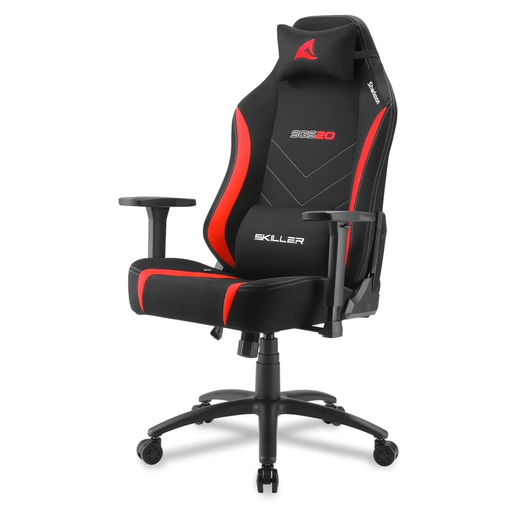 Sharkoon Skiller SGS20 Fabric - gaming chair, black/red
