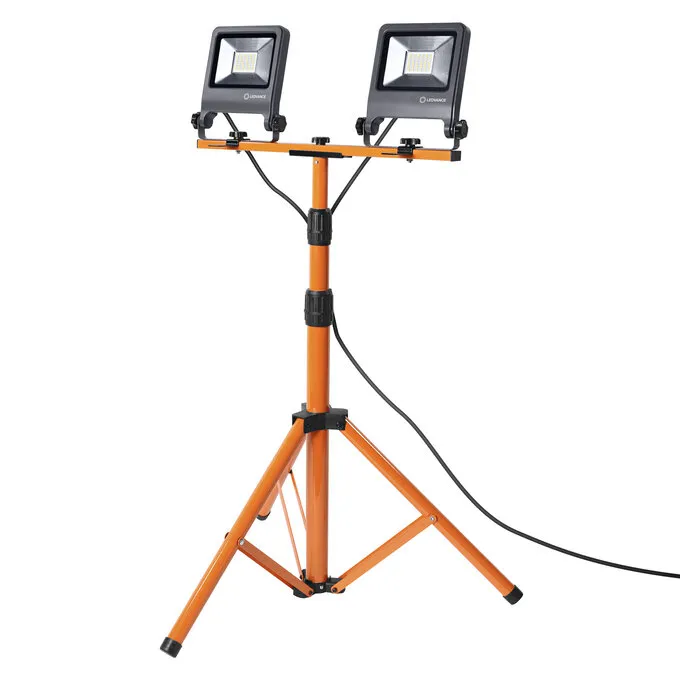 Ledvance LED Worklight, 2x30W, 840, Tripod
