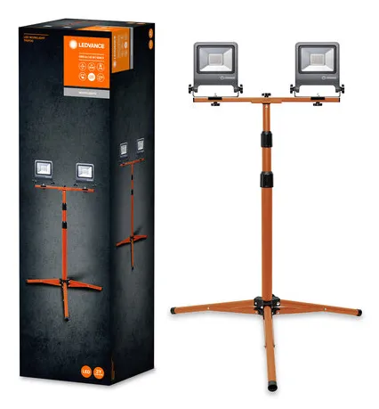 Ledvance LED Worklight, 2x30W, 840, Tripod