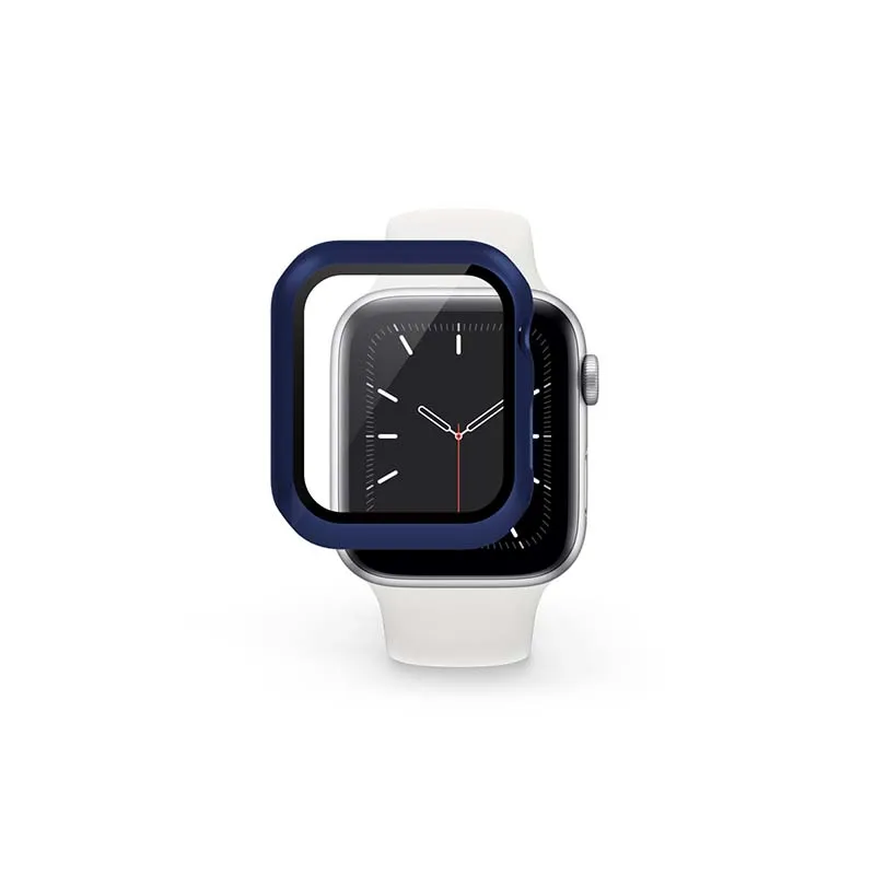 EPICO GLASS CASE APPLE WATCH 4/5/6/SE (40 mm) - blue