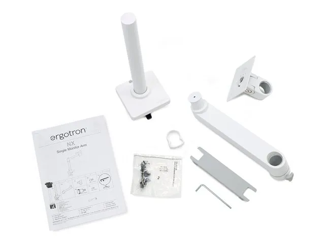 Ergotron NX Mount Arm - monitor arm, white, 34", 8kg