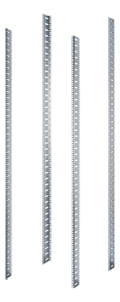 Blue zinc L mounting profile for 600 width, 42U G series cabinet