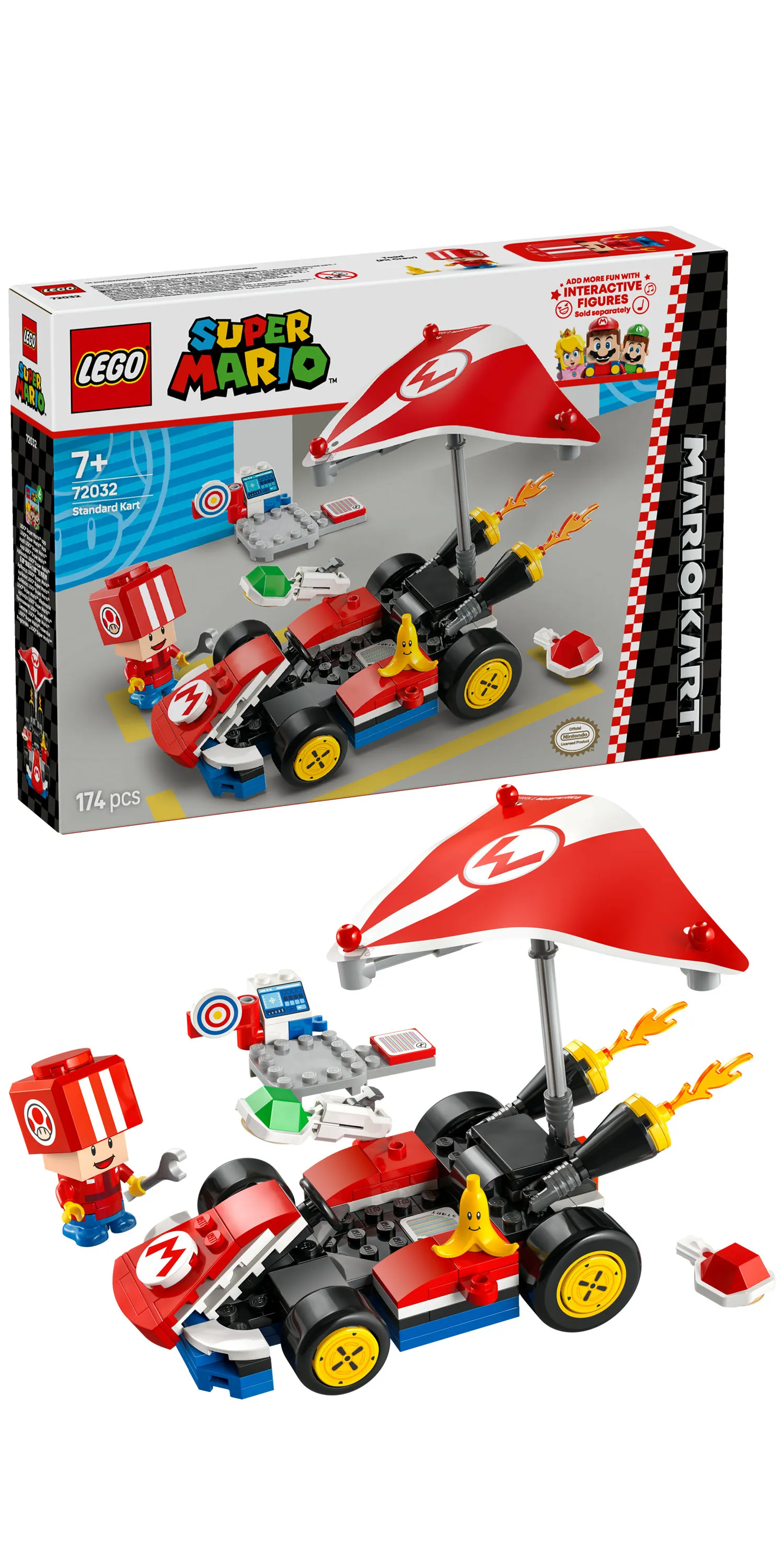 LEGO Super Mario Mario Kart Standard Kart 72032