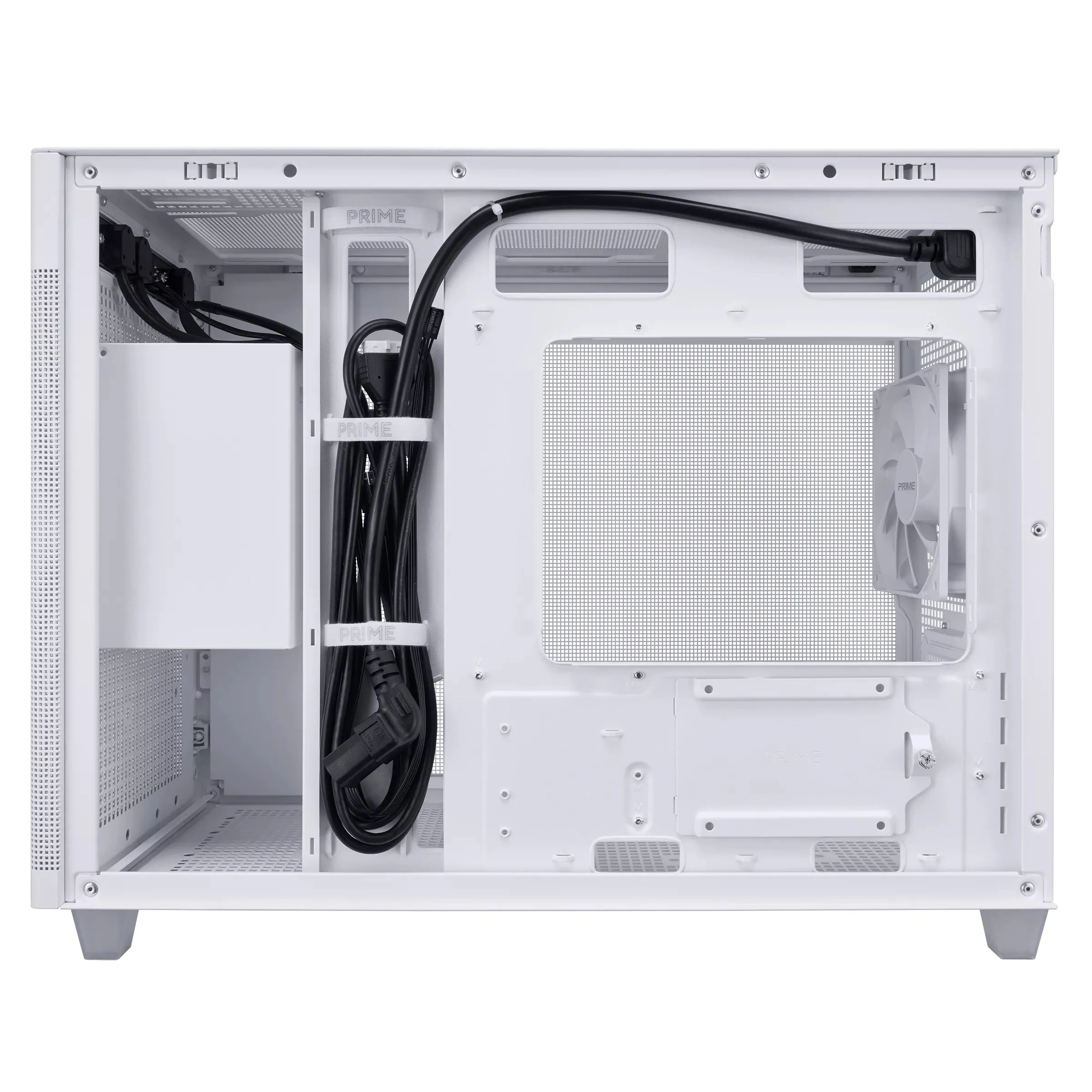 Asus Prime AP201 MicroATX - Mini Tower case, White