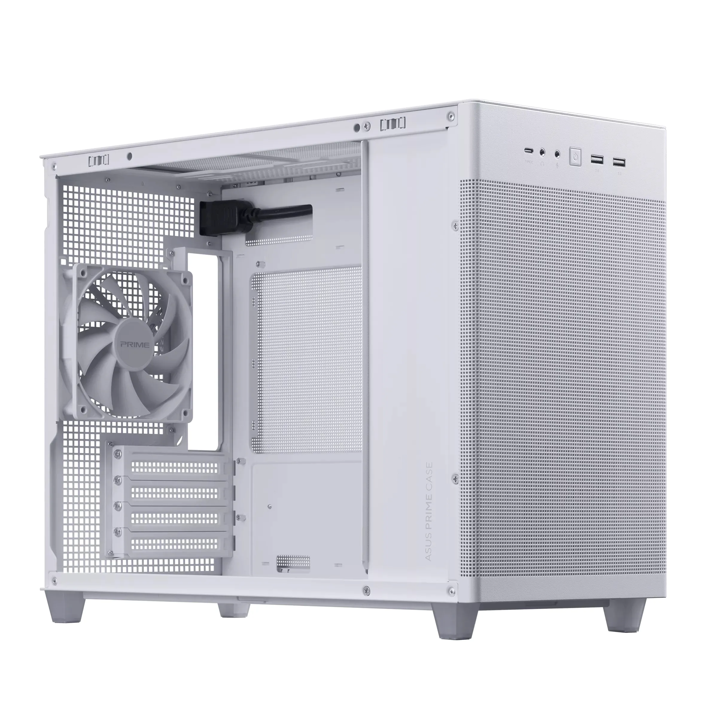 Asus Prime AP201 MicroATX - Mini Tower case, White