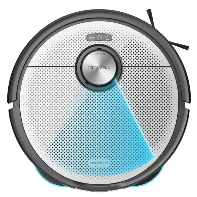 Cecotec Conga 20090 ProAI InfinitySoap Cut&amp;Spa Robot vacuum cleaner, Black, Silver