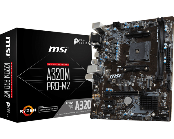 MSI A320M PRO-M2 AM4, mATX motherboard