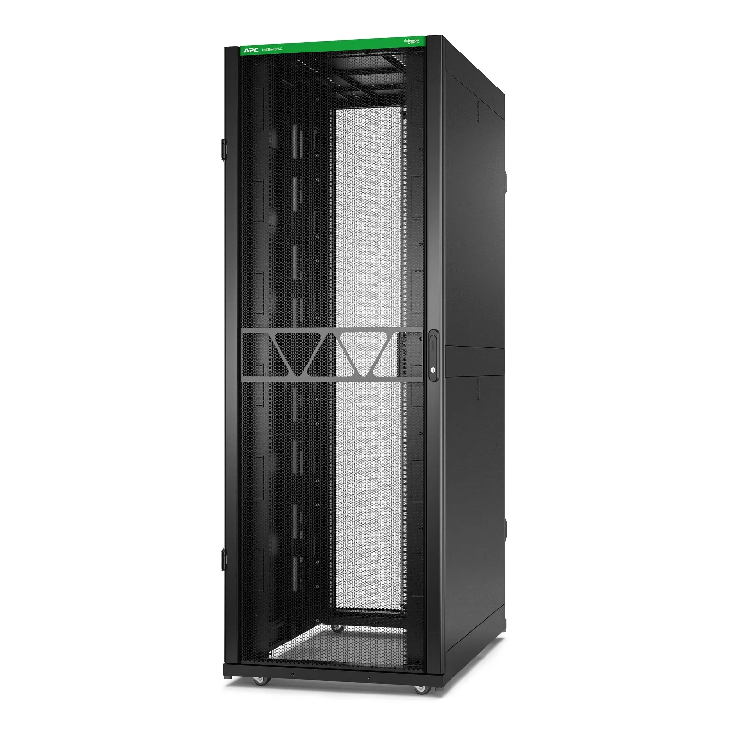 APC NetShelter SX Server Rack Gen 2 45U 2124H x 750W x 1200D mm w/ Sides Black