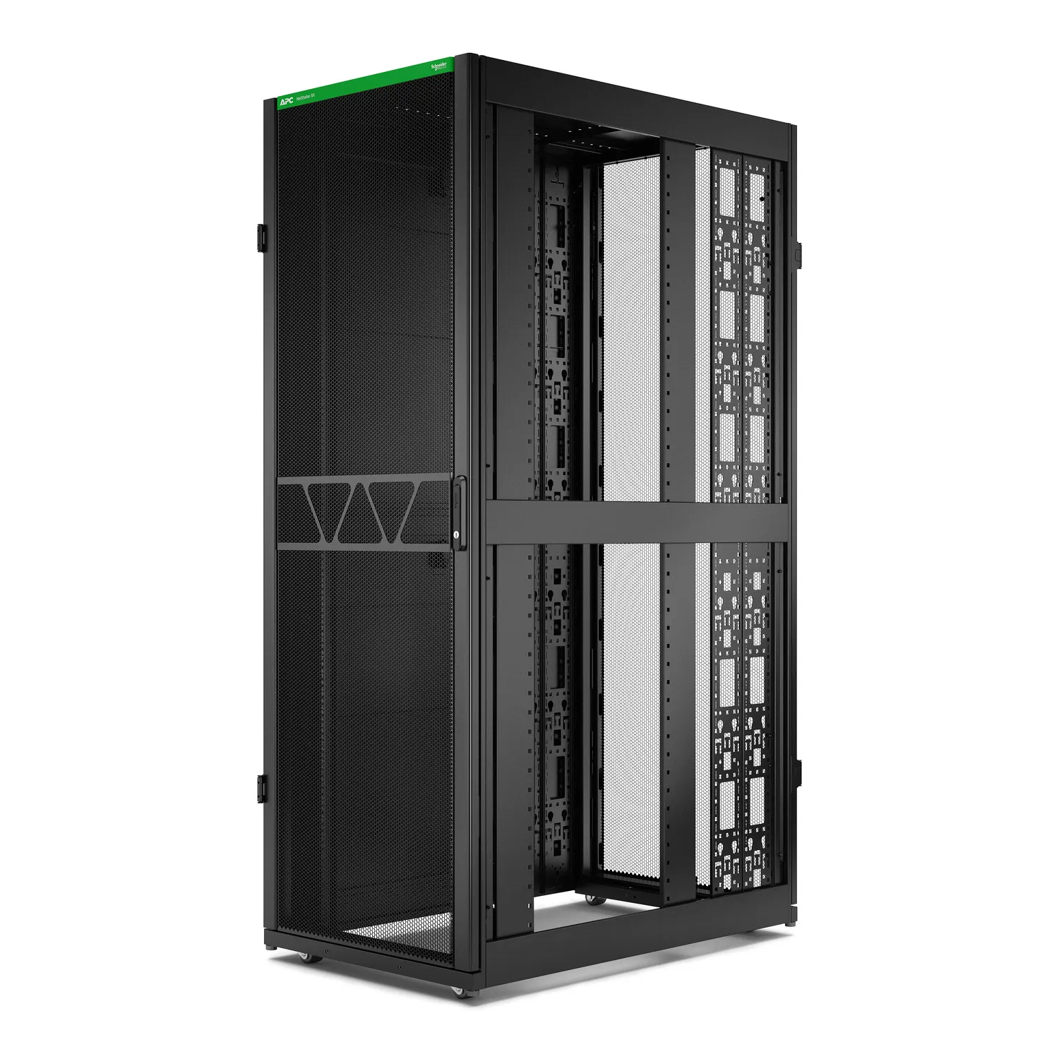 APC NetShelter SX Server Rack Gen 2 45U 2124H x 750W x 1200D mm w/ Sides Black