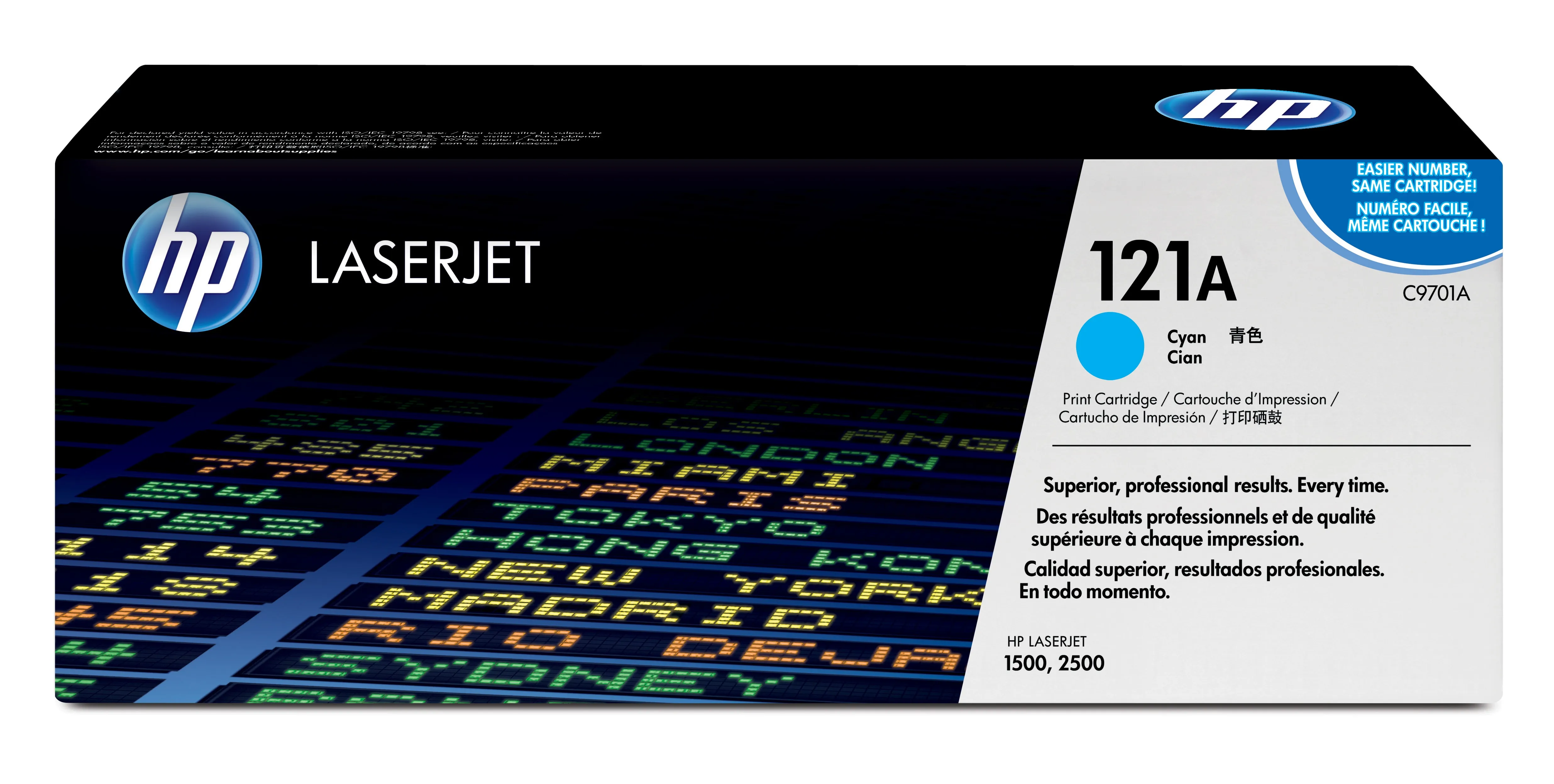 HP C9701A -laserv&auml;rikasetti, syaani