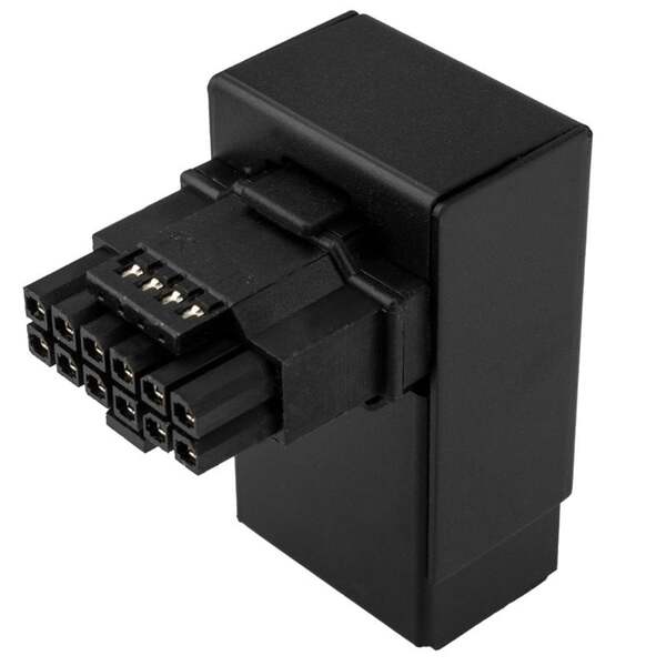 Kolink Core Pro 12V-2x6 90 degree adapter - Typ 1, black