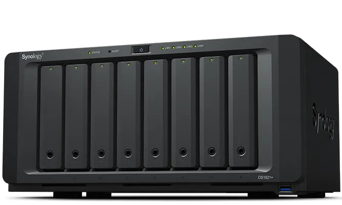 Synology DiskStation DS1821+, 8-bay - Personal Cloud NAS