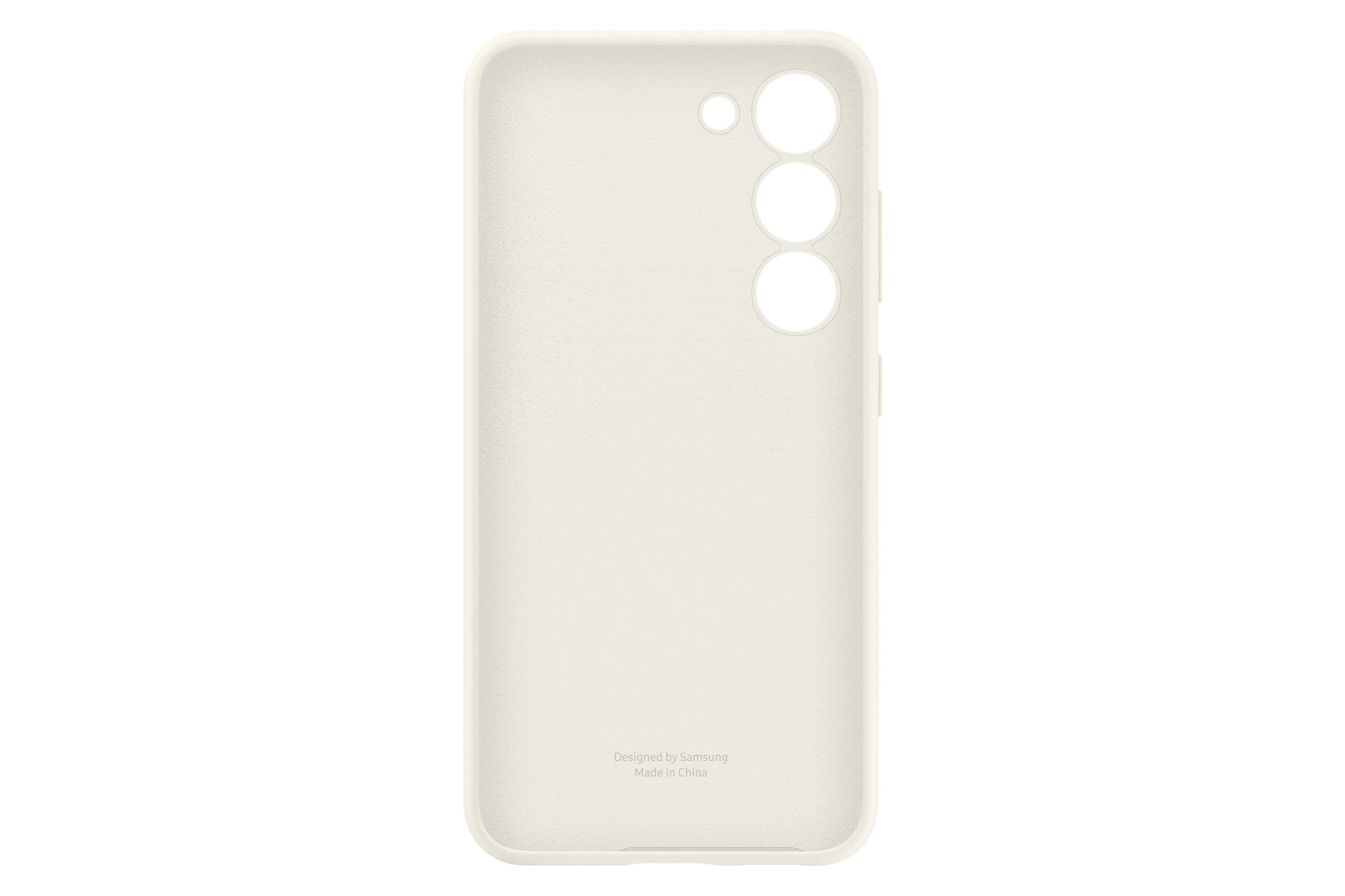 Samsung Galaxy S23 Silicone Case, Cream