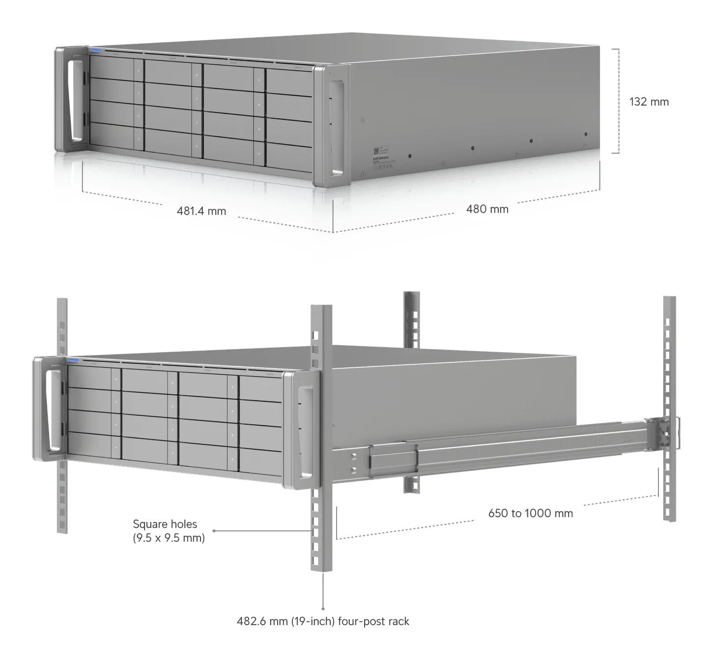 Ubiquiti UniFi Enterprise NAS (ENAS) - Enterprise-n&auml;tverkslagringssystem, Gr&aring;