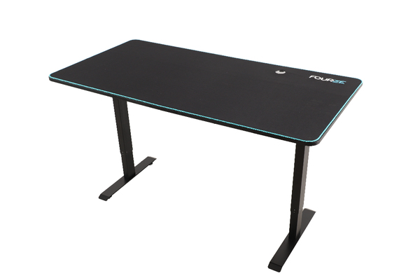 Fourze Celestial - gaming desk, black/green