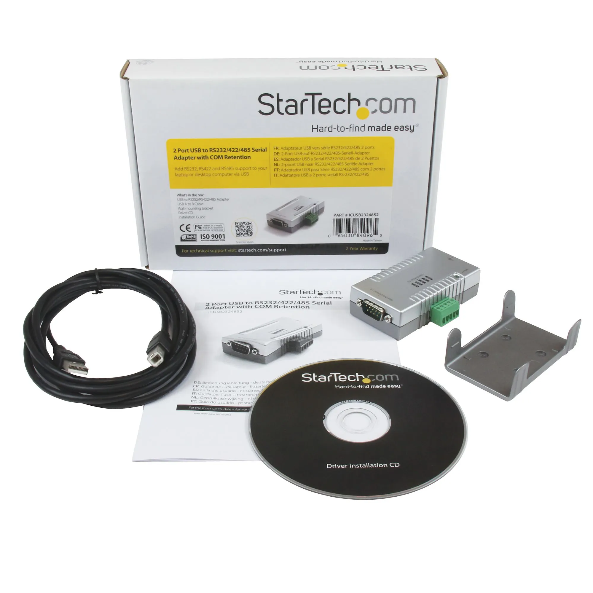 2 PORT USB TO SERIAL ADAPTER
