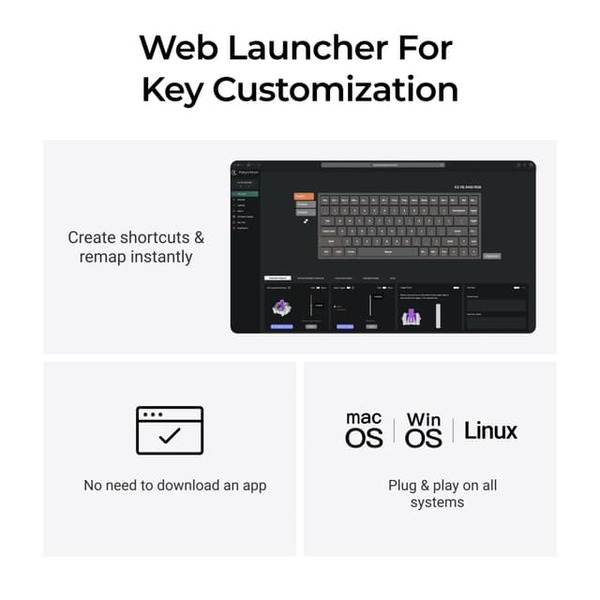 Keychron K2 HE SE -langaton mekaaninen pelin&auml;pp&auml;imist&ouml;, Gateron Double-Rail Magnetic, valkoinen / vaalea puu