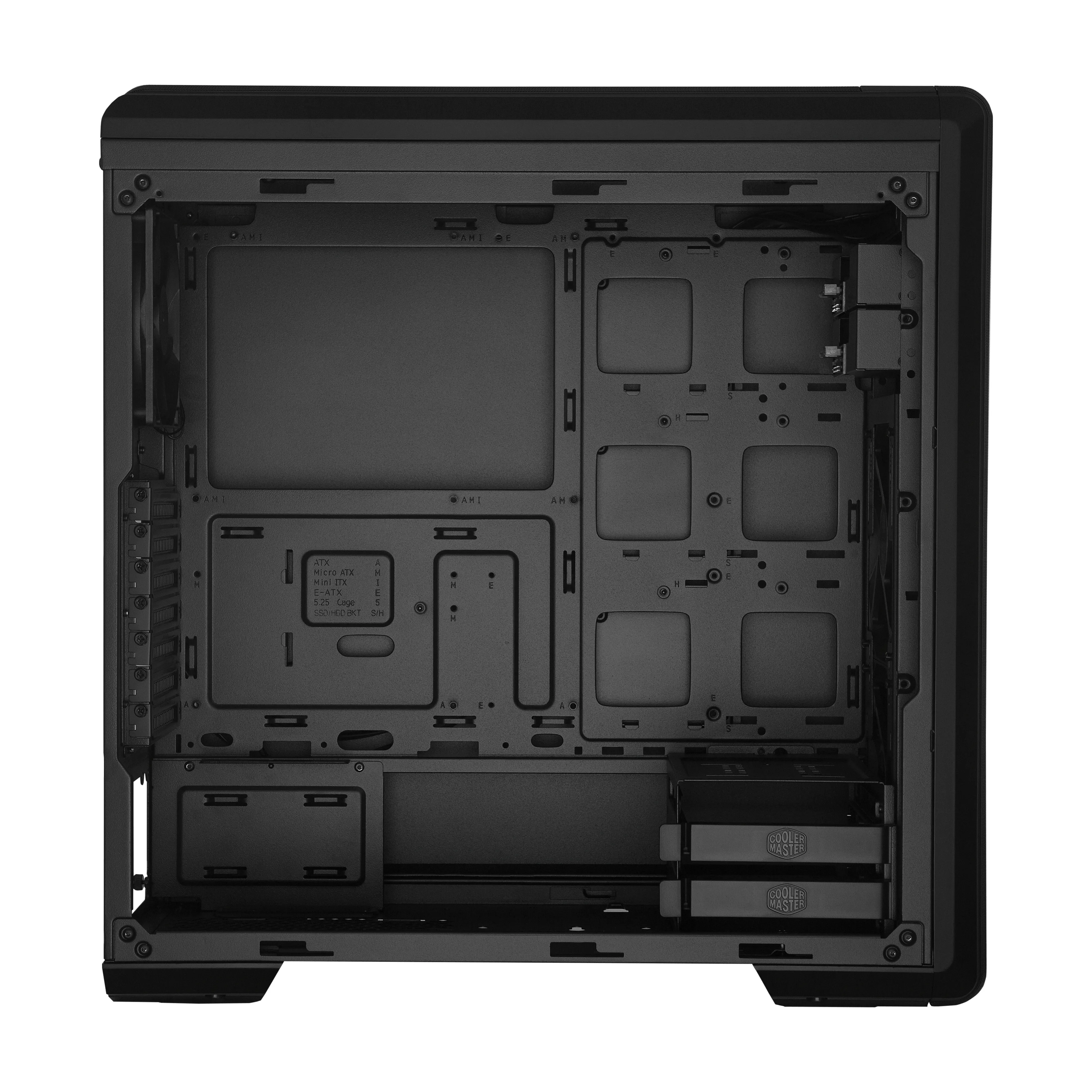 Cooler Master NR600P - miditornikotelo, Musta