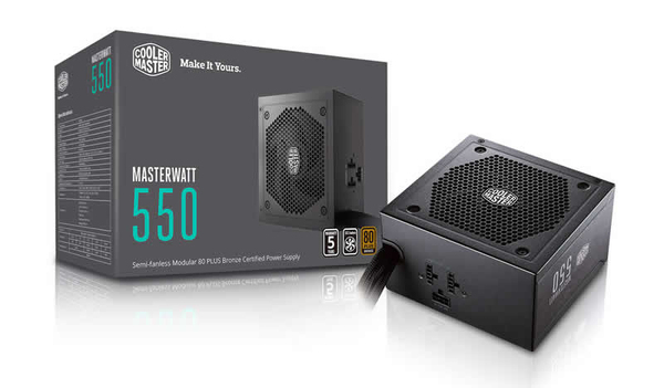 Cooler Master MasterWatt 550W - PSU, 80 Plus Bronze