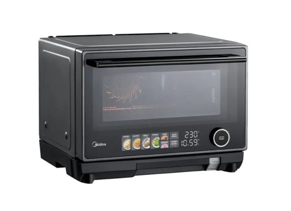 Midea MSO25H Microwave Oven 25 L, 1000 W, Grill, Convection, Steam, Inverter, Black