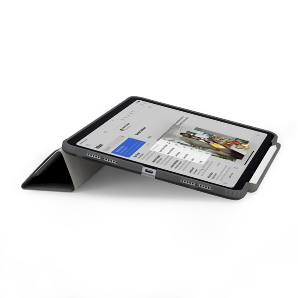 Pipetto iPad Pro 11 (2024) Origami No3 Pencil - case, grey