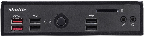 Shuttle XPC Slim PC Core i3 8145U, black