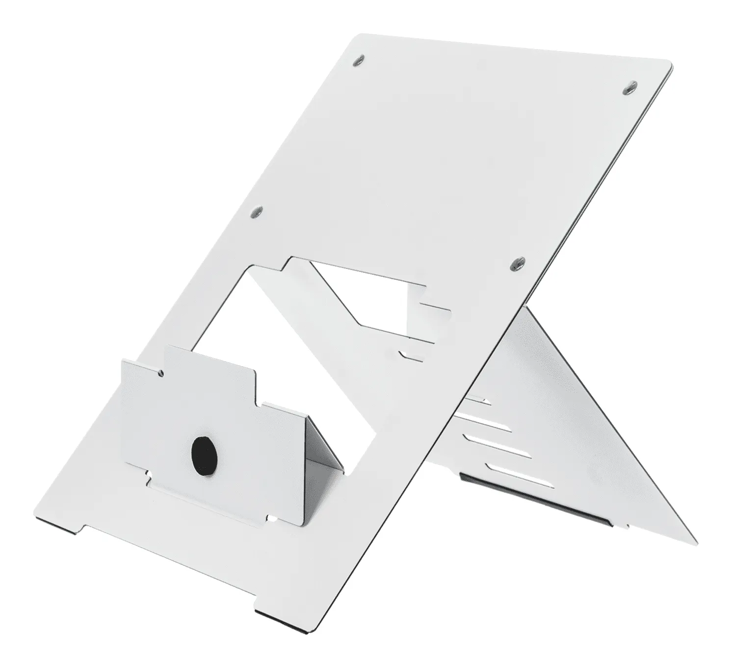 R-Go Riser Flexible Laptop Stand, adjustable, white