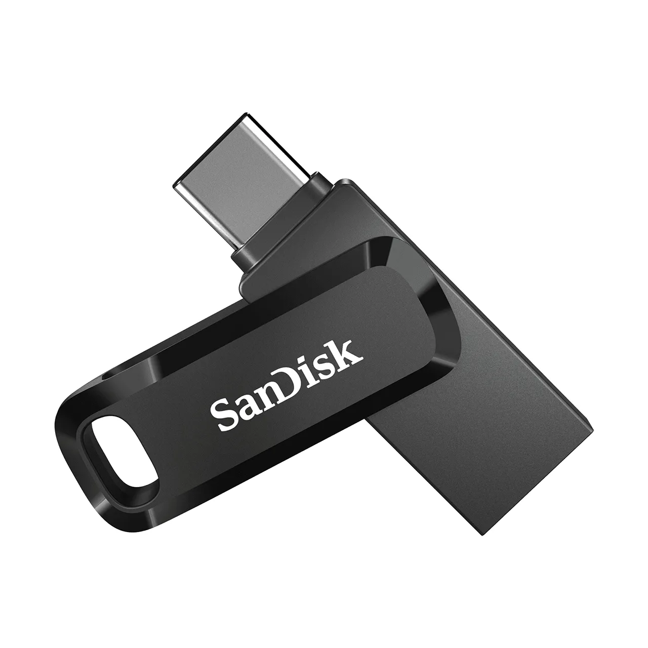 SanDisk 128 Gt Dual Drive Go USB Type-C -muistitikku, Harmaa