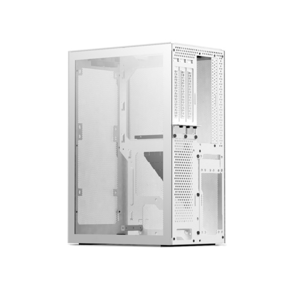 Ssupd Meshlicious Tempered Glass Mini-ITX - chassi, vit, PCIe 3.0