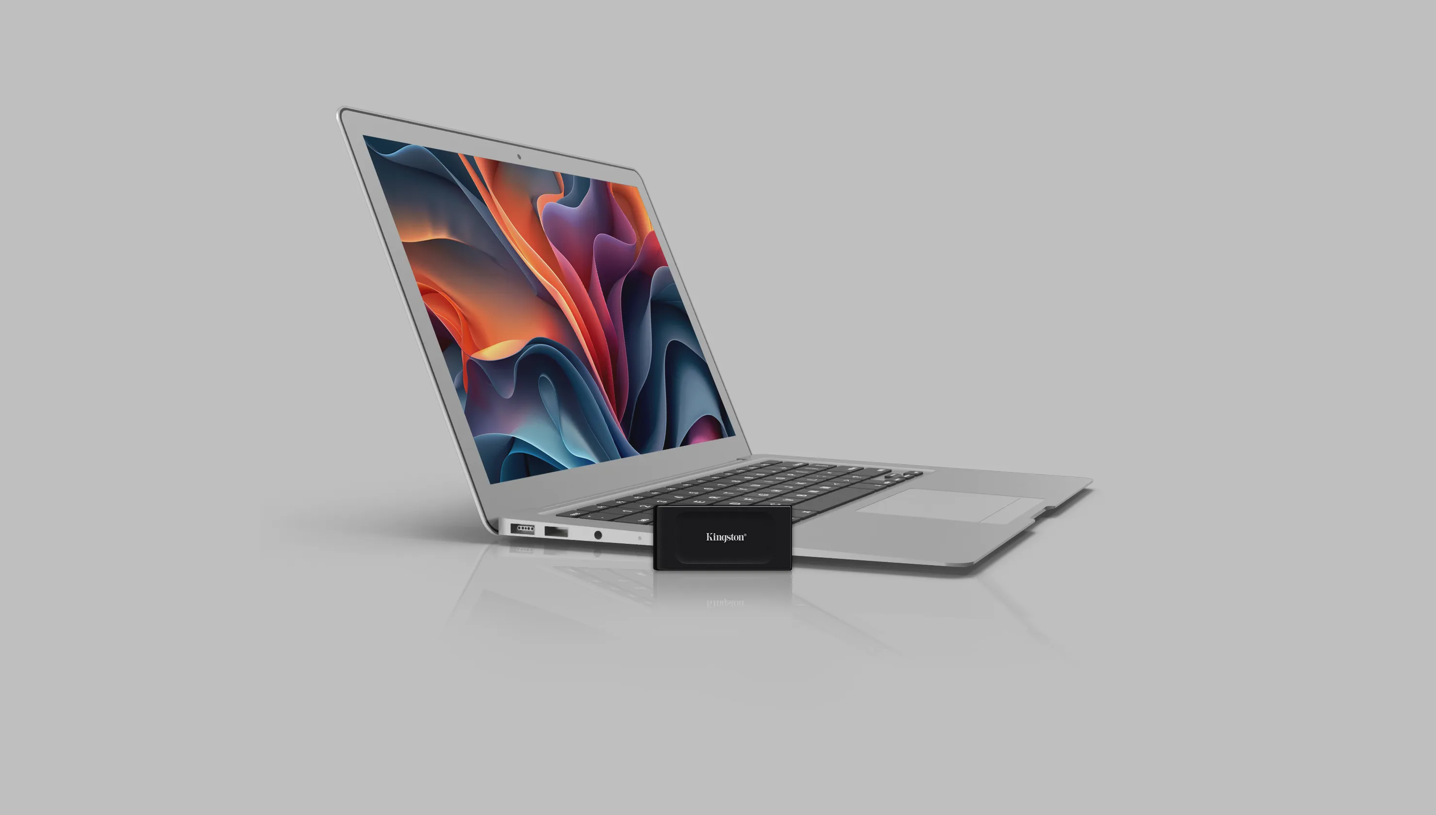 Kingston XS1000 2 TB USB-C - extern SSD, Svart