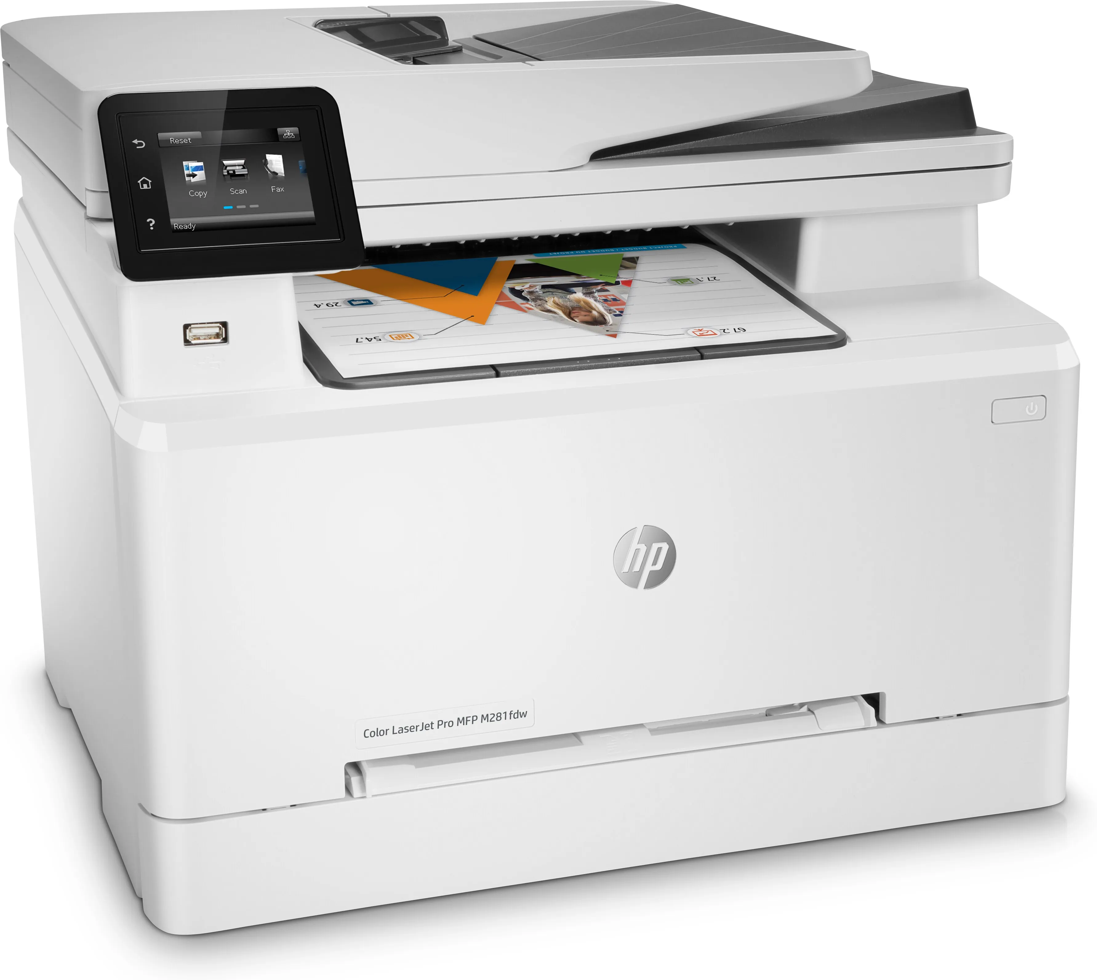 HP LaserJet Pro M281fdw Duplex, LAN/Wi-Fi, A4 -v&auml;rilasertulostin