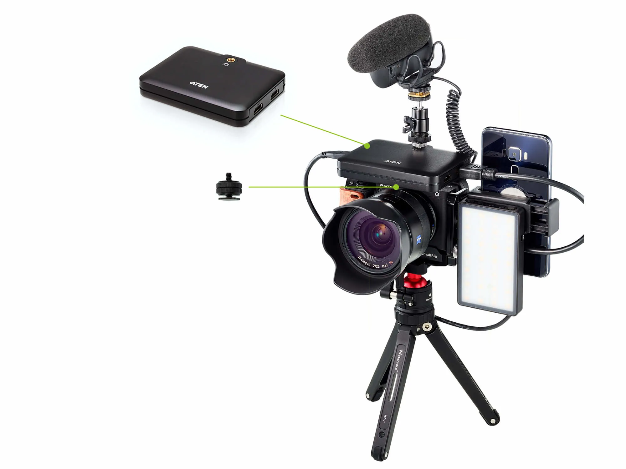 ATEN CAMLIVE Plus(HDMI to USB-C UVC Video Capt/PD 3.0,PowerPassThrough