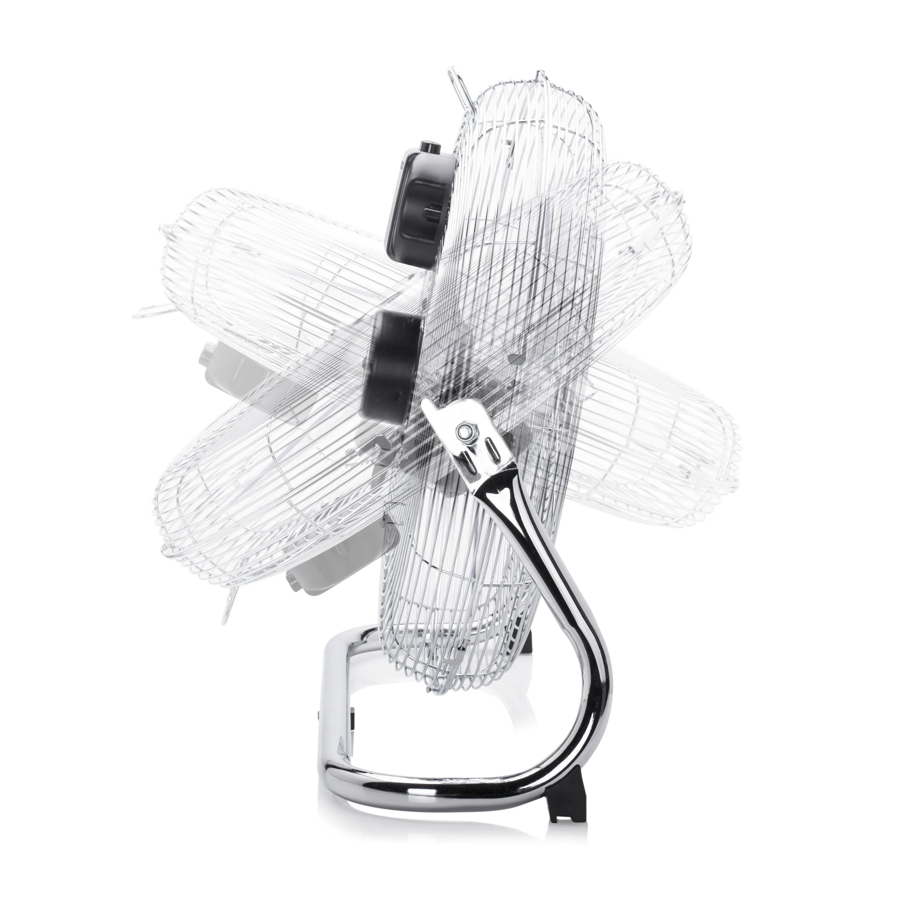TRISTAR VE-5936 3-Speed Metal Floor Fan, 40 cm, 70 W, Silver