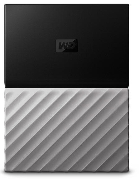 WD My Passport Ultra 3 Tt -ulkoinen kovalevy, Musta/Harmaa