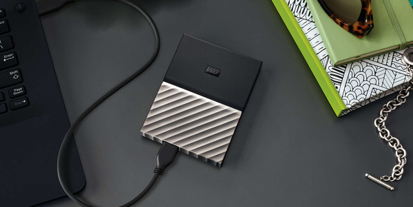 WD My Passport Ultra 3 Tt -ulkoinen kovalevy, Musta/Harmaa