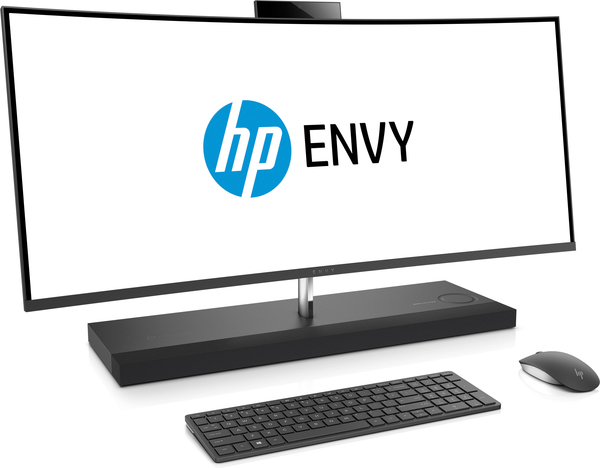 HP ENVY Curved 34-b010no - Kaikki yhdess&auml; - 1 x Core i7 7700T / 2.9 GHz - RAM 16 Gt - SSD 256 Gt - NVM Express (NVMe), HDD 1 Tt - GF GTX 950M - GigE - WLAN: Blu